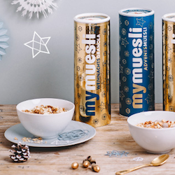 Gesundes Wichtelgeschenk für unter 10 Euro: Adventsmüsli von mymuesli