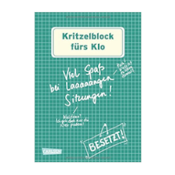 Lustiges Wichtelgeschenk: Kritzelblock fürs Klo