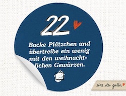 Adventskalenderzahlen zum aufkleben