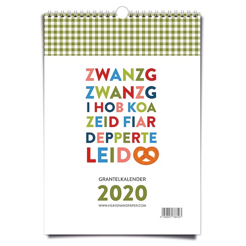 Wichtelgeschenkidee für Männer für unter 10 Euro: Bayrischer Grantelkalender 2020