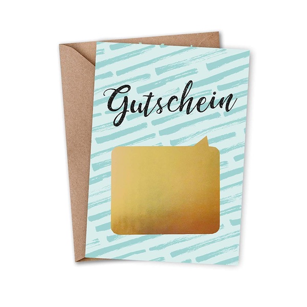 Rubbel Gutschein zum Ausfüllen