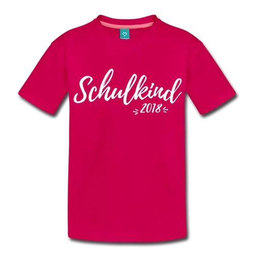 Schulkind 2018 Shirt