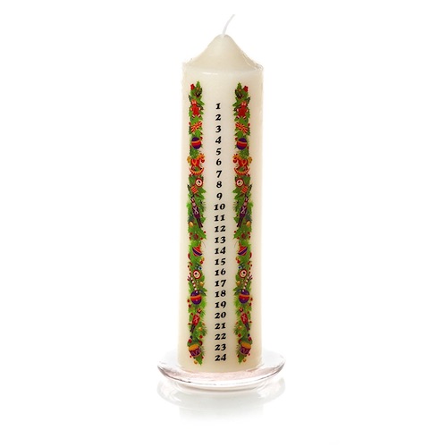 Adventskalender Kerze - originell und anders als ein klassischer Adventskalender