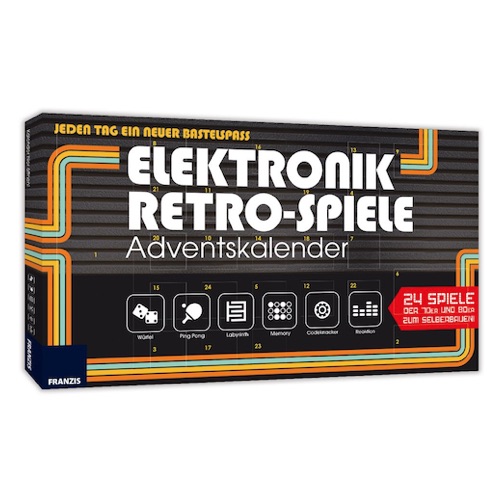 Origineller Adventskalender: Elektronik Retro Spiele Adventskalender