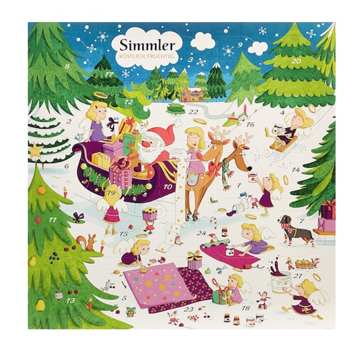 Frühstücks-Adventskalender gefüllt mit Konfitüre