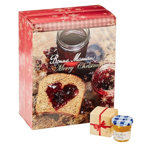 Frühstücks-Adventskalender gefüllt mit Konfitüren
