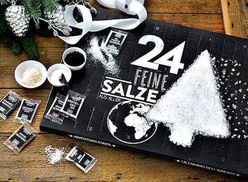 Adventskalender mit 24 Salzen aus aller Welt