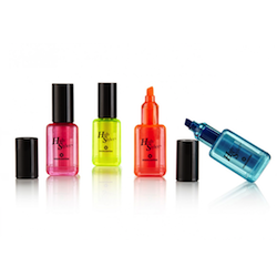 Wichtelgeschenke für Frauen: Textmarker im Nagellackdesign
