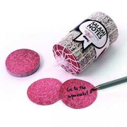 Wichtelgeschenke für Männer: Salami Notizzettel
