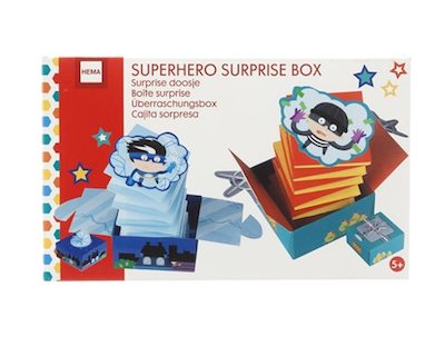 Wichtelgeschenkidee für Kinder unter 5 Euro: Superhelden-Bastelset