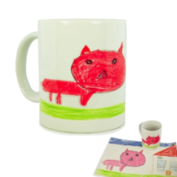 Tasse-mit-Kinderbild Geschenkidee für Mama: Tasse mit Kinderbild