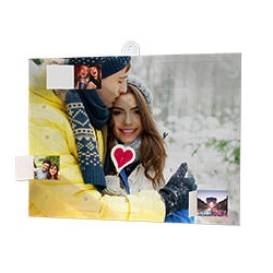 Adventskalender gefüllt mit eigenen Fotos