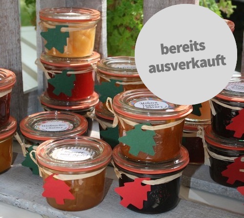 Frühstücks Adventskalender mit selbstgemachter Marmelade