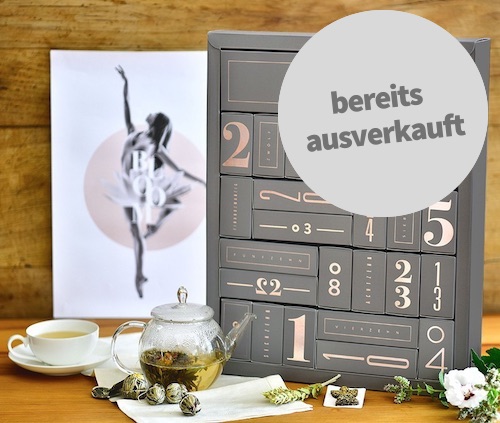 Adventskalender für Frauen: Teeblumen Adventskalender
