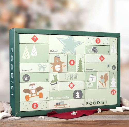 Veganer Adventskalender von Foodist 2017