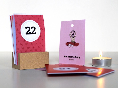 Yoga-Adventskalender für eine entspannte Adventszeit