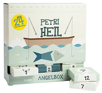 Angel-Adventskalender "Petri Heil" für Angler