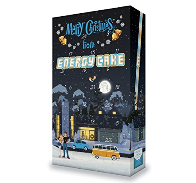 Adventskalender für Männer gefüllt mit Energie Cake Riegeln für Sportler