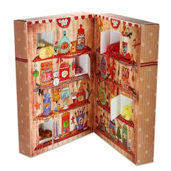 Adventskalender gefüllt mit süßen Kindheitserinnerungen
