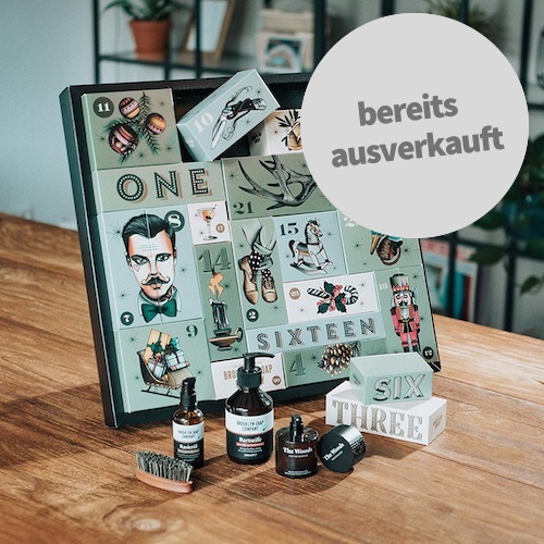 Bartpflege Adventskalender von der Brooklyn Soap Company