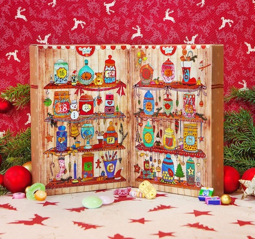 Adventskalender gefüllt mit süßen Kindheitserinnerungen