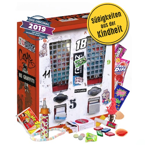 Adventskalender gefüllt mit süßen Kindheitserinnerungen