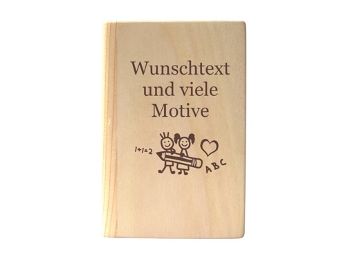 Spardose in Buchform mit individuellem Wunschtext