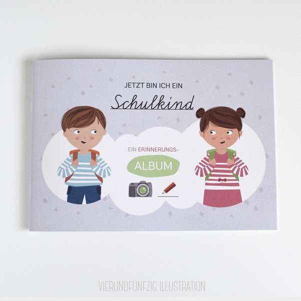 Geschenk zur Einschulung: Erinnerungsalbum