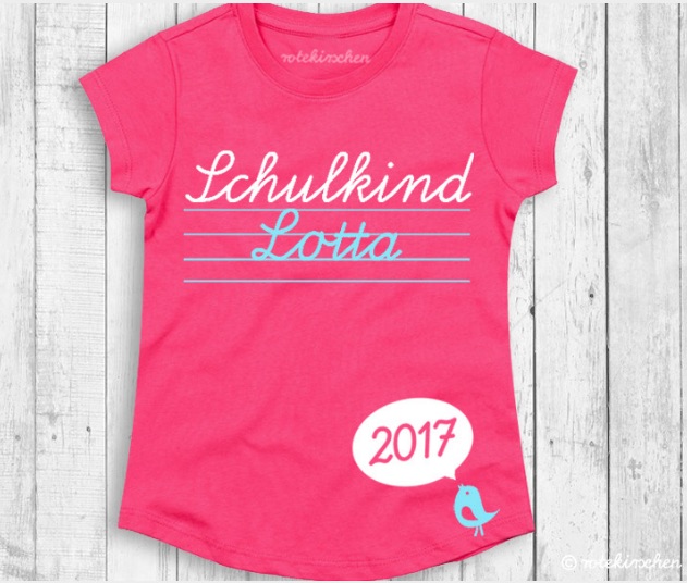 Geschenk zur Einschulung: Schulkind T-Shirt