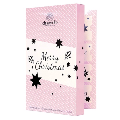 Beauty-Adventkalender 2018: alessandro Adventskalender gefüllt mit Nagellack & Nagelpflegeprodukten