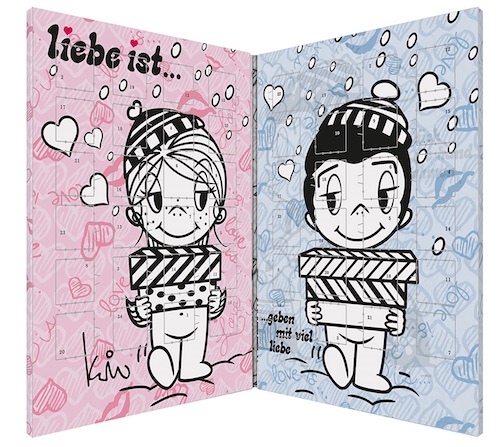 Adventskalender für Paare: "Liebe ist..." Pärchen Adventskalender