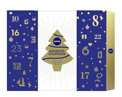 Nivea Adventskalender gefüllt mit Beauty Produkten