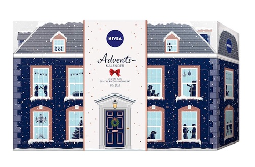 Nivea Adventskalender gefüllt mit Beauty Produkten