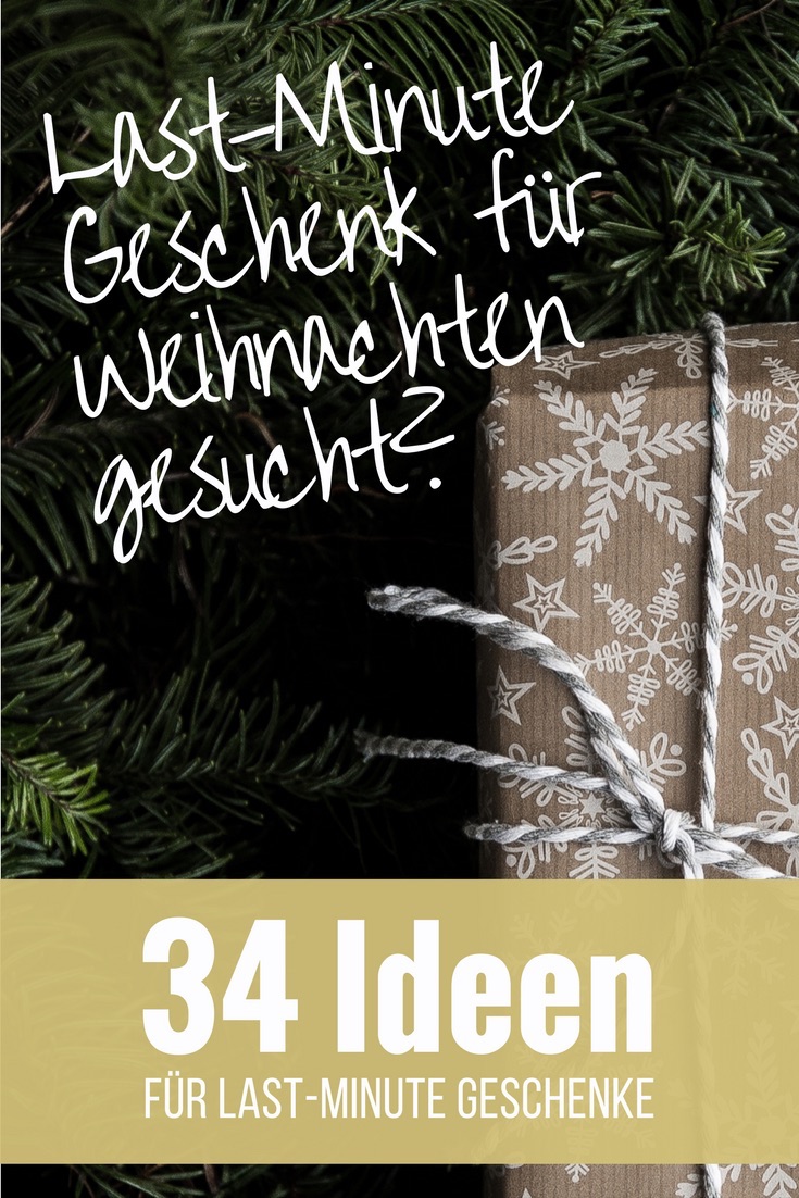 Last Minute Geschenke Einfach Schnell