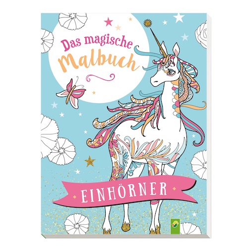 Das magische Malbuch: Einhörner