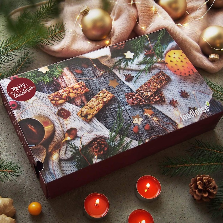 Veganer Bio Snack Adventskalender von foodloose