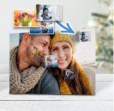 Foto-Adventskalender mit eigenen Bildern von printplanet
