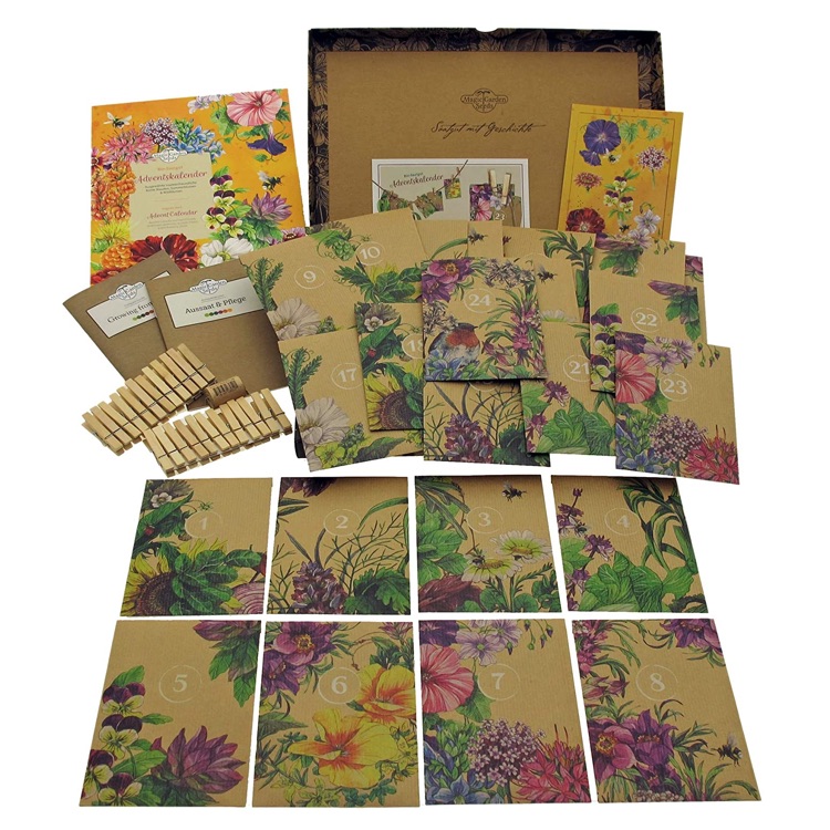 Blumen Adventskalender
