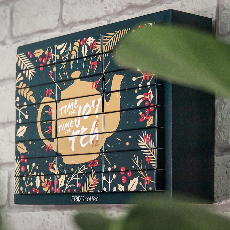 Tee-Beutel Adventskalender 2021 für Zwei