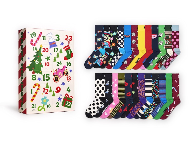 Socken Adventskalender von Happy Socks